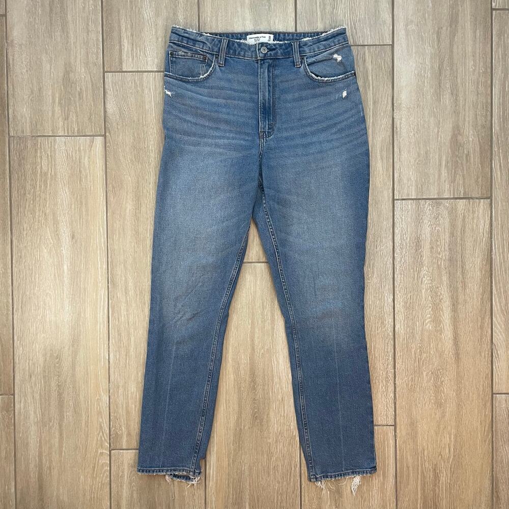 Abercrombie Curve Love High Rise Skinny Jeans Womens 30 Stretch Denim